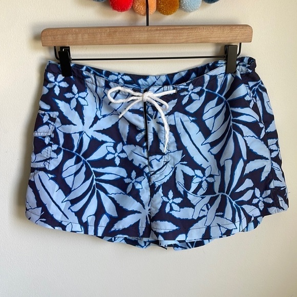 Y2K raya sun tropical print beach board skort with built in shorts - Picture 1 of 4
